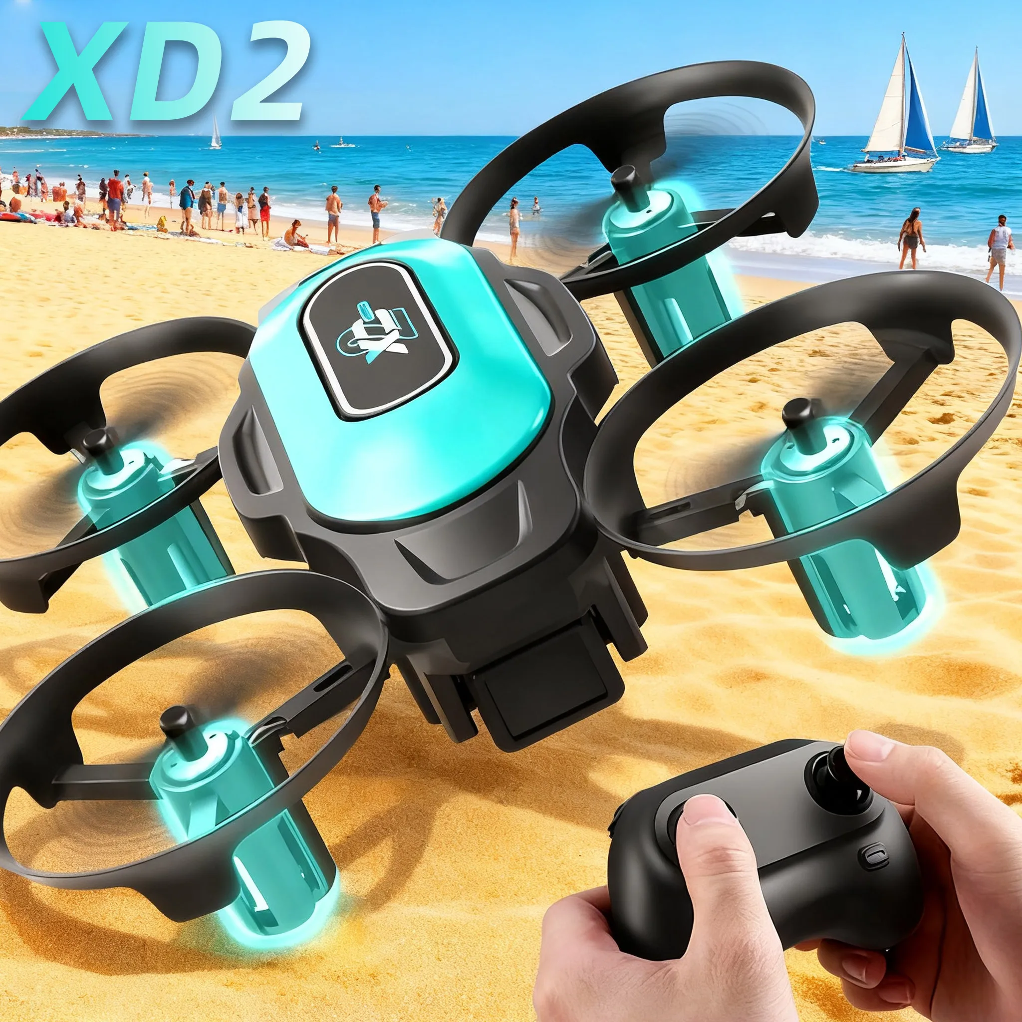 Drone Camera Night Vision - XD2 미니 드론, 360 ° 스턴트
