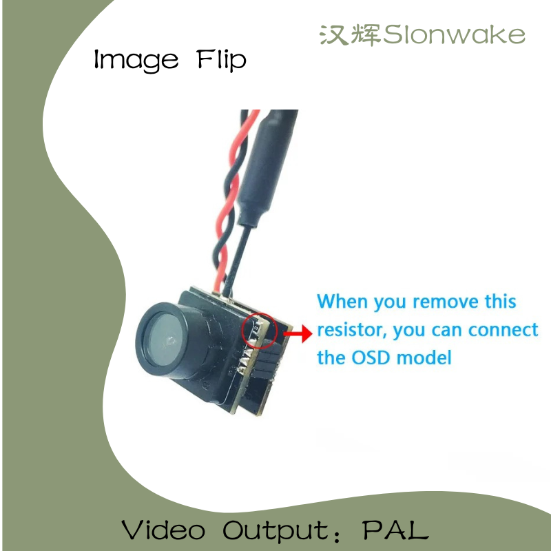 Drone Camera Wide Angle - 슬론웨이크 5.8G 48CH 25mW FPV VTX