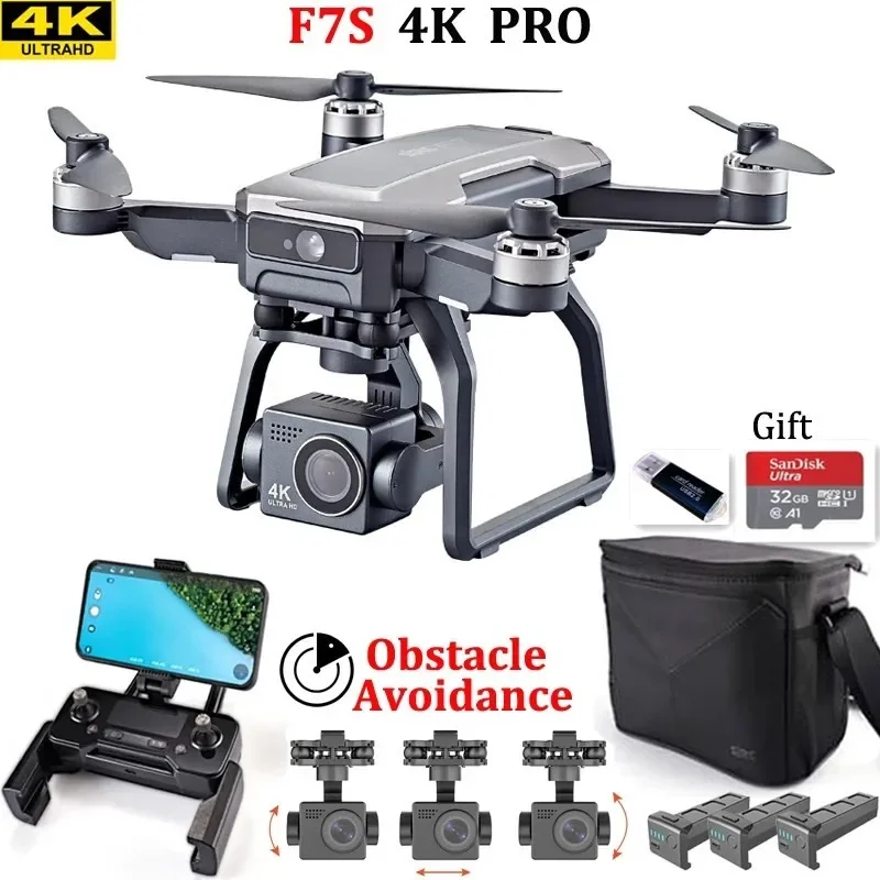 Drone Camera Action - SJRC F7s 4K 프로 드론, 장애물