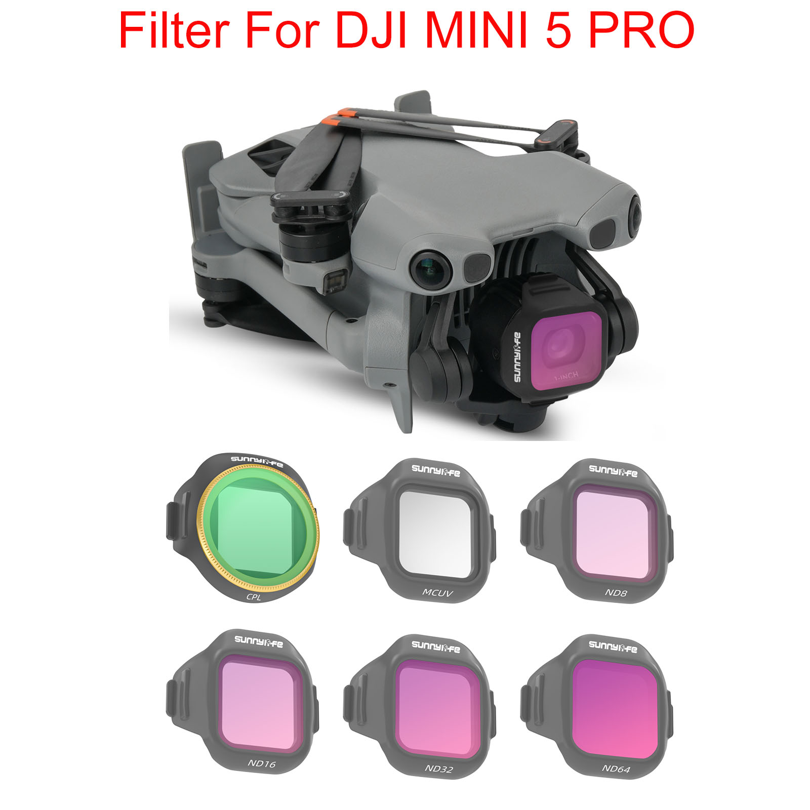 Drone Camera Filter - DJI 미니 5 프로용 드론 필터