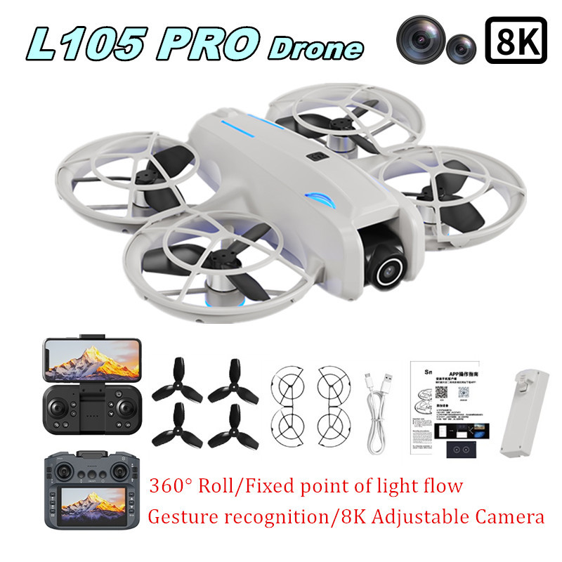 Drone Camera Professional - L105 PRO 드론 듀얼 8k 렌즈