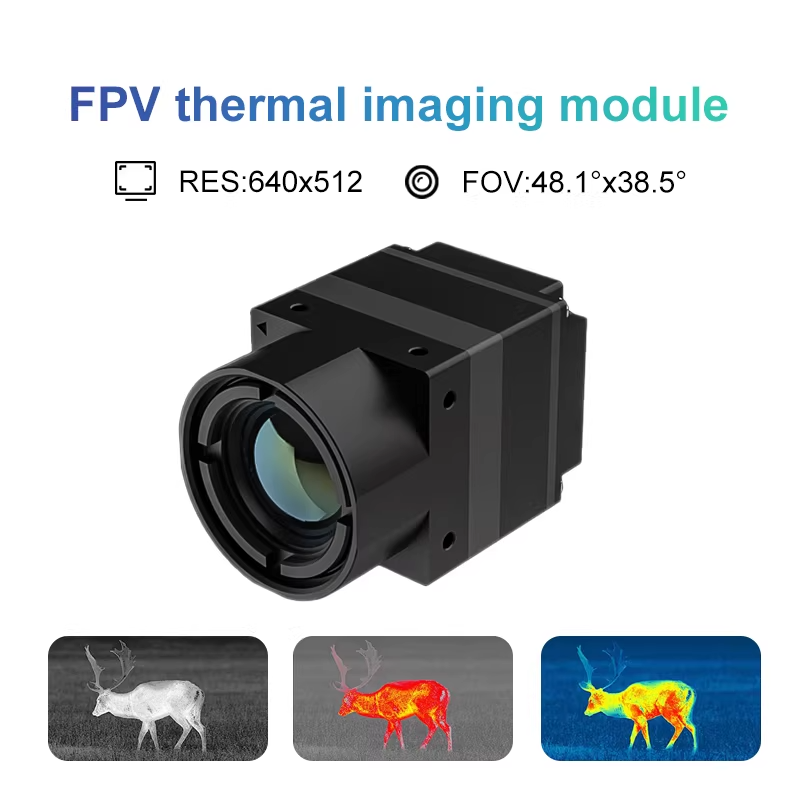 Drone Camera Thermal - FPV 열화상 카메라 CVBS 인터페이스 256/384/640