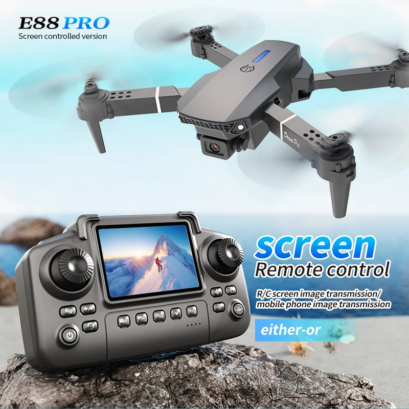 전문 E88 프로 드론 스크린 8K HD 카메라 WiF - Drone Camera Professional 리뷰 및 가격