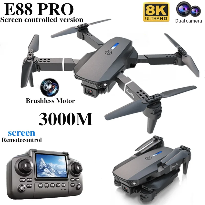 전문 E88 프로 드론 스크린 8K HD 카메라 WiF - Drone Camera Professional 리뷰 및 가격