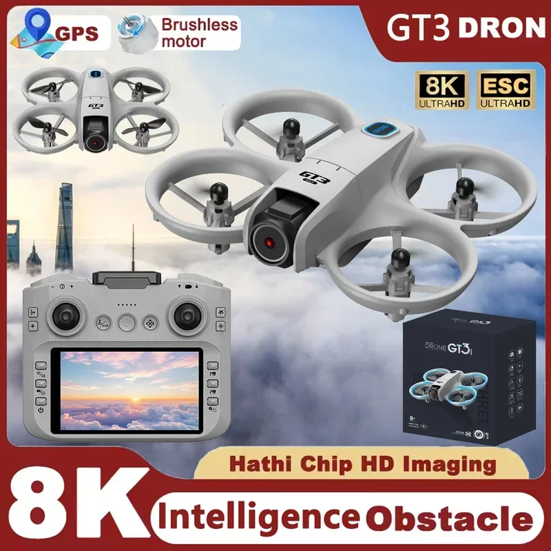 GT3 미니 신형 드론 RC 쿼드콥터 8K 카메라 HD - Drone Camera With Gimbal 리뷰 및 가격