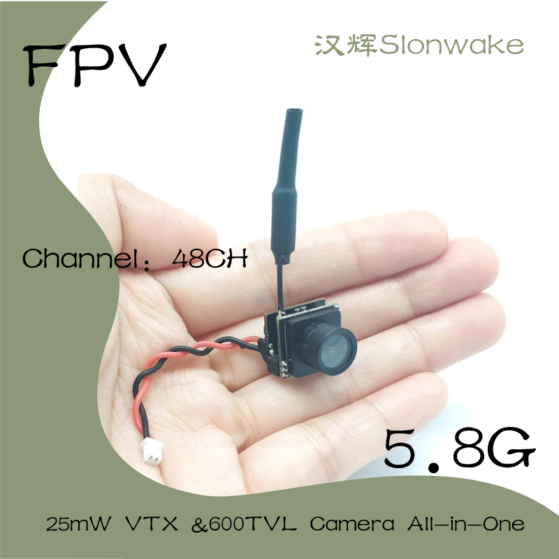 슬론웨이크 5.8G 48CH 25mW FPV VTX & - Drone Camera Wide Angle 리뷰 및 가격