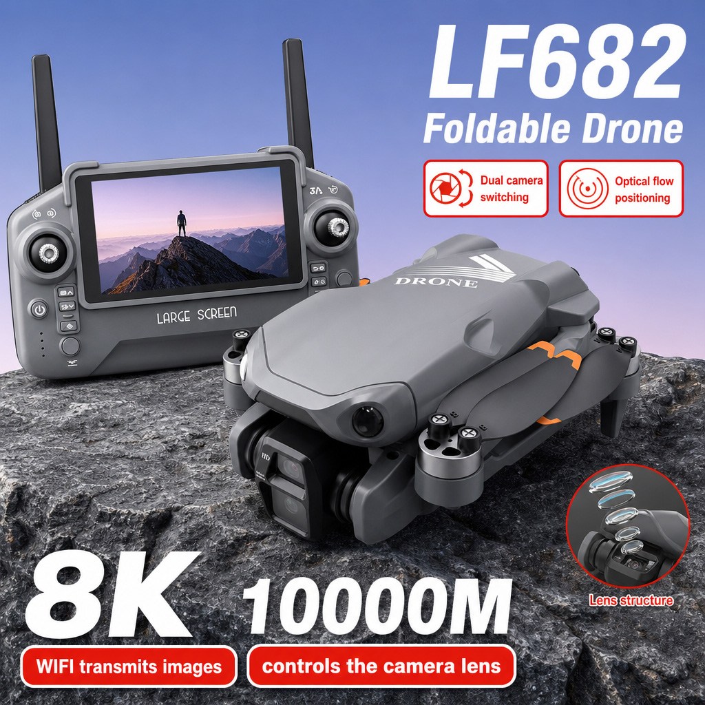 항공 사진 촬영 LF682 드론 8K HD 듀얼 카메라 - Drone Camera With Gimbal 리뷰 및 가격