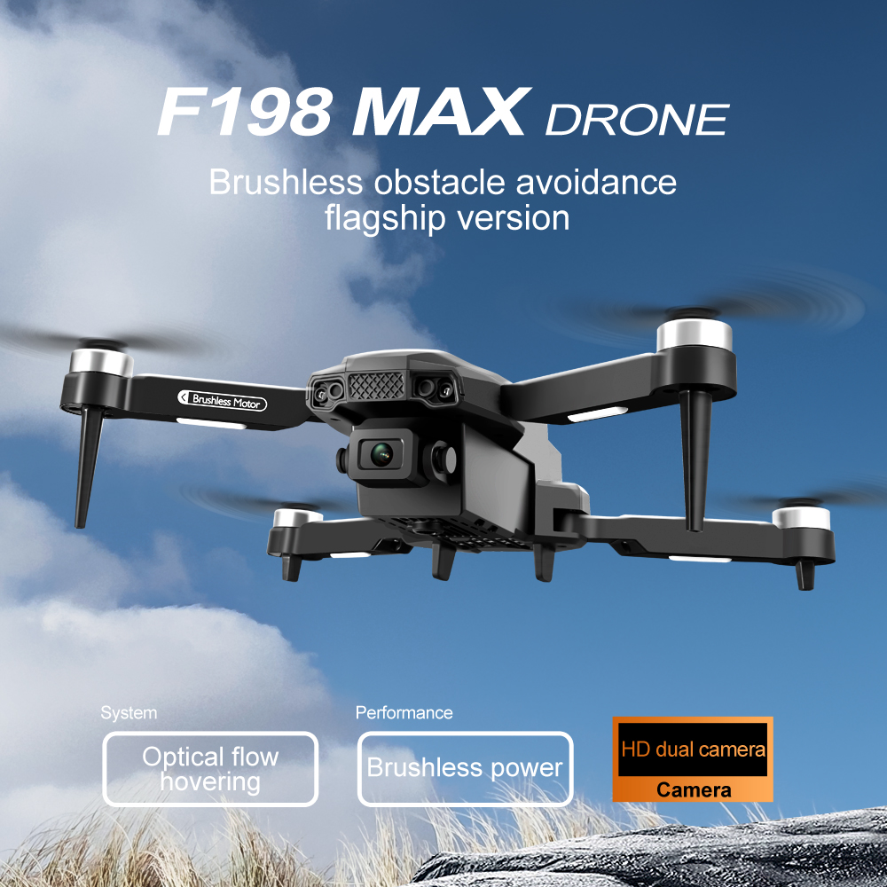 새로운 F198 드론 전문 듀얼 카메라 1080P WI - Drone Camera Wide Angle 리뷰 및 가격