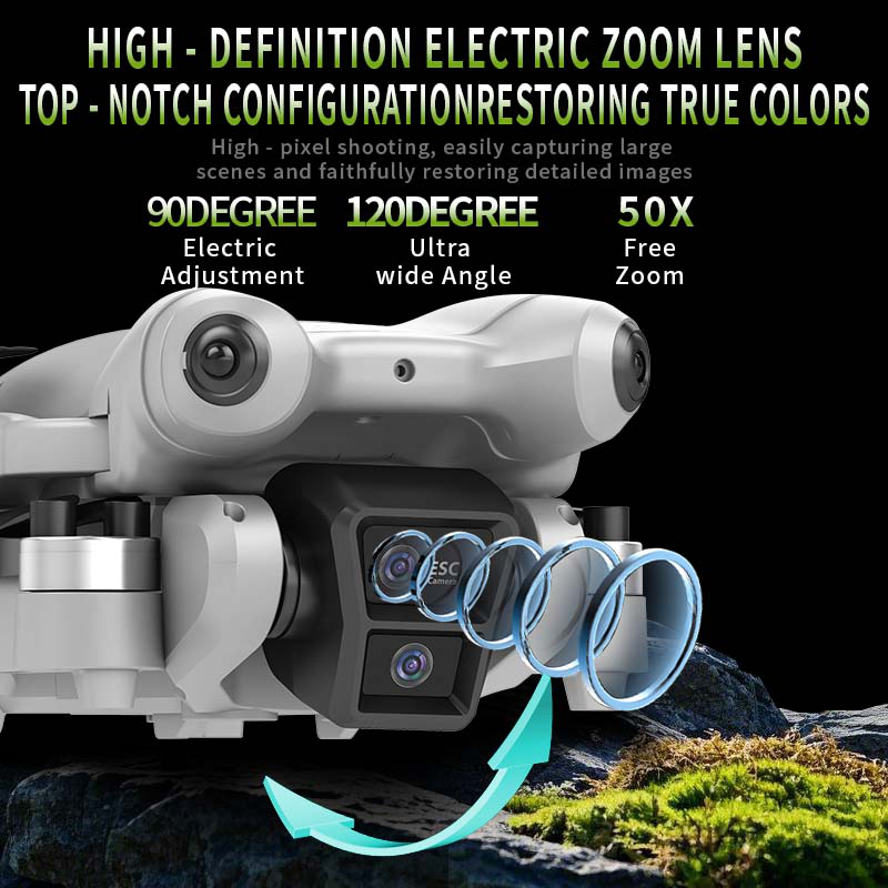 샤오미 S101 드론 8K HD 전문가용 듀얼 카메라  - Drone Camera Wide Angle 리뷰 및 가격