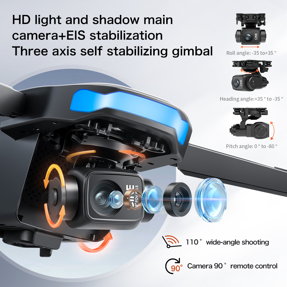 새로운 S-X1 MAX 드론 GPS 8K 프로페셔널 H - Drone Camera With Gimbal 리뷰 및 가격