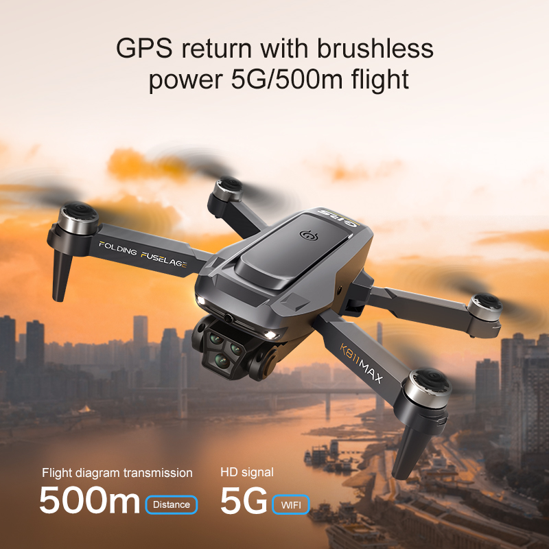 K811MAX 쿼드콥터 드론: 브러시리스, GPS, 자 - Drone Camera Night Vision 리뷰 및 가격